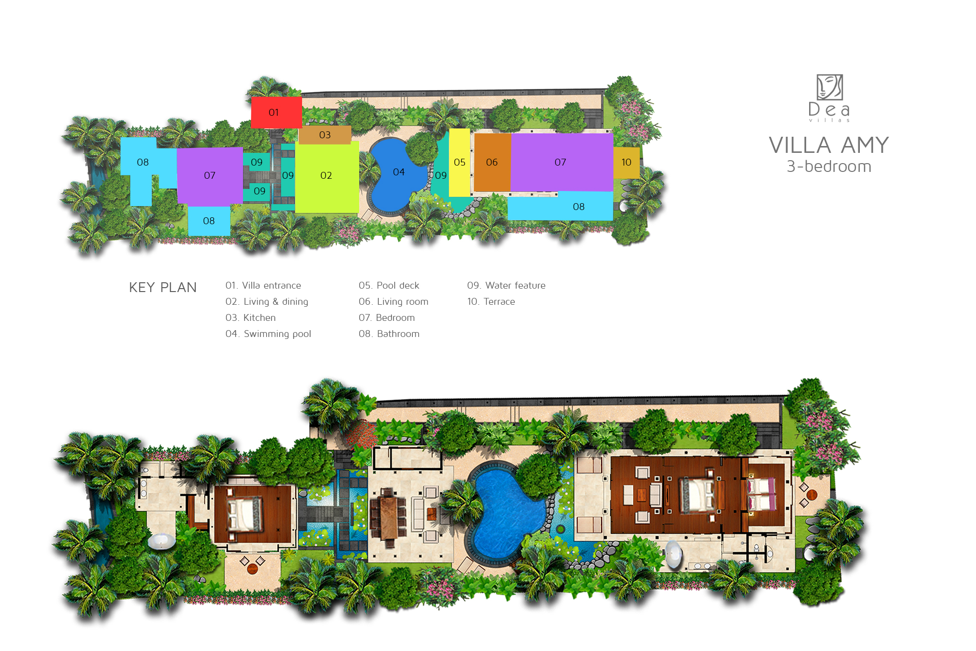 Dea Villas - Amy - Floorplan