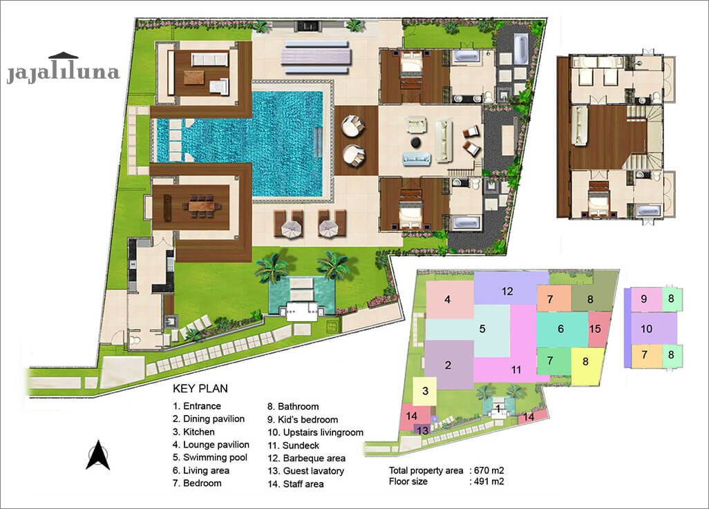 Villa Jajaliluna - Floorplan