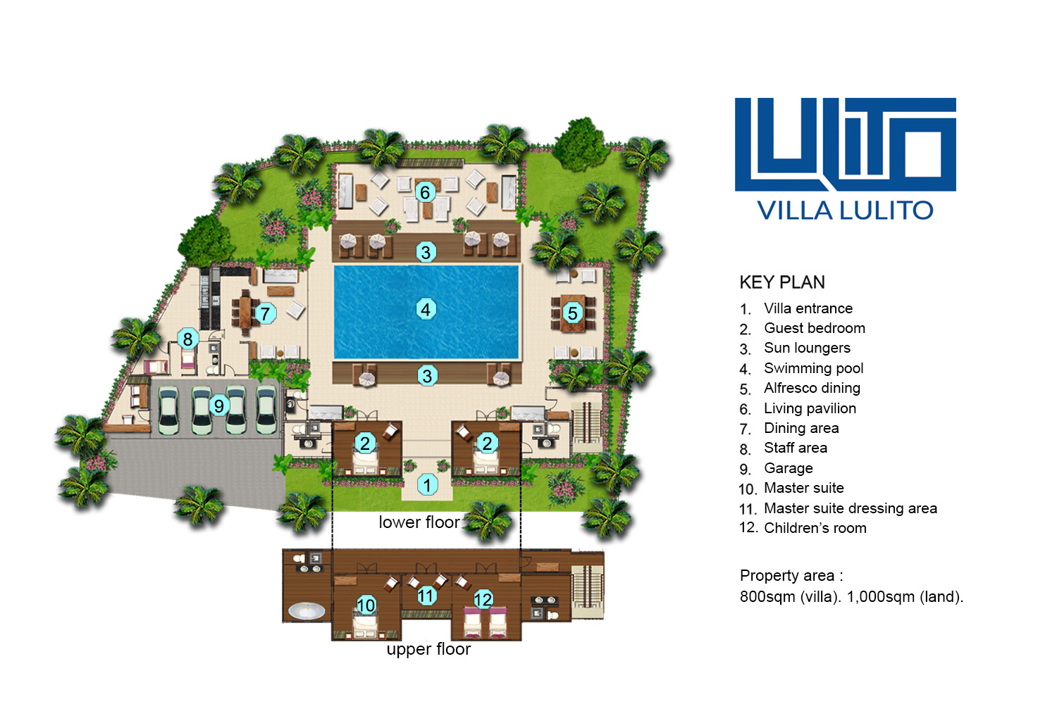 Villa Lulito - Floorplan