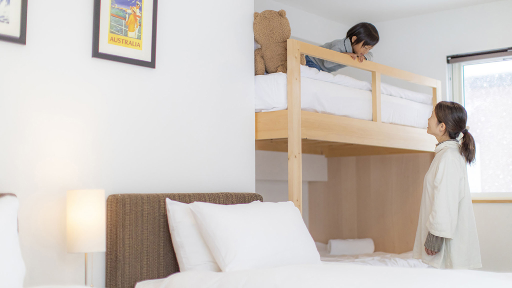 Ajisai Chalet - Child friendly bunk bed