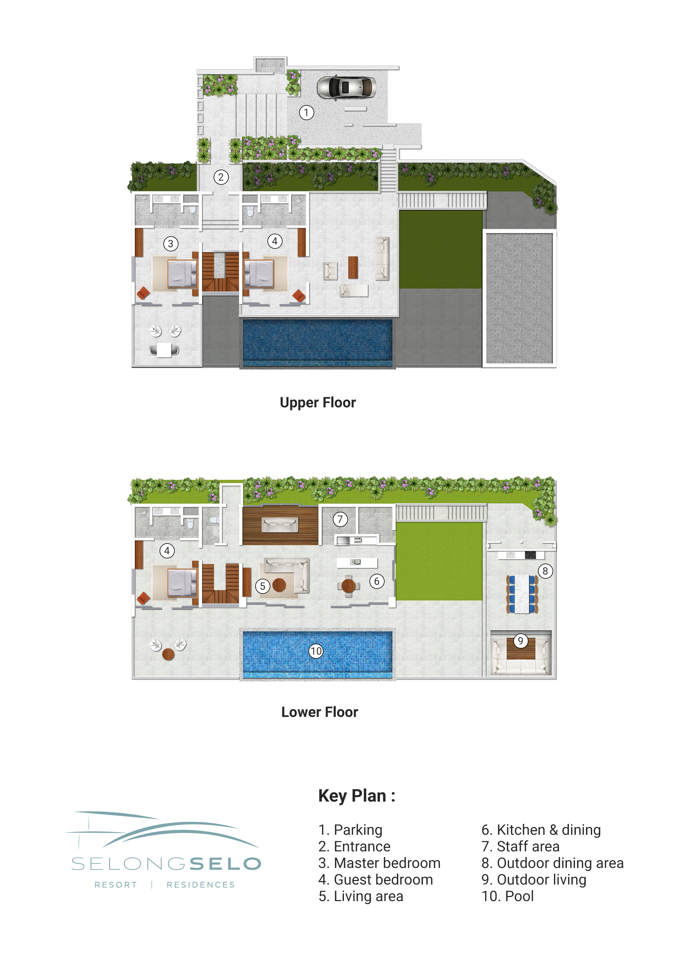 3 Bedroom Villas Selong Selo Residence Selong Belanak 7