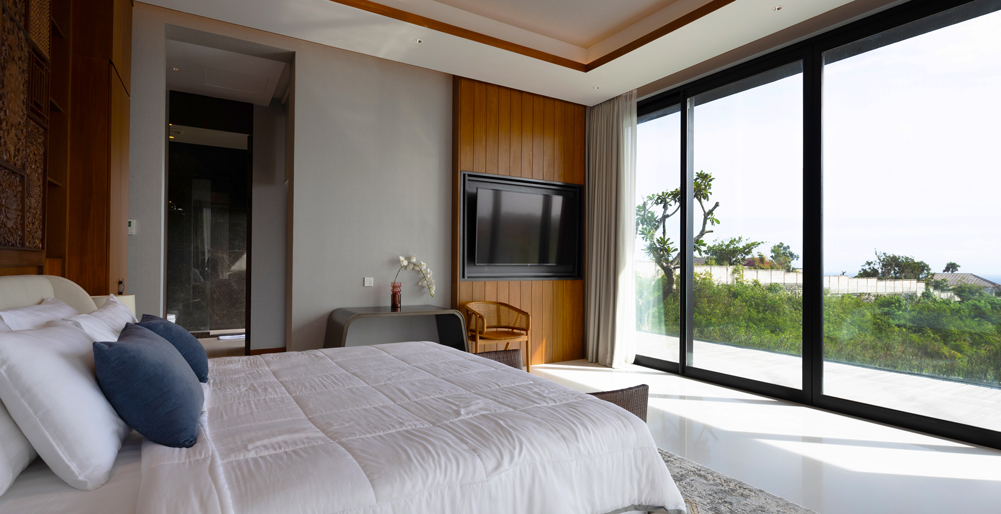 Villa BIE - Restful bedroom with stunning views