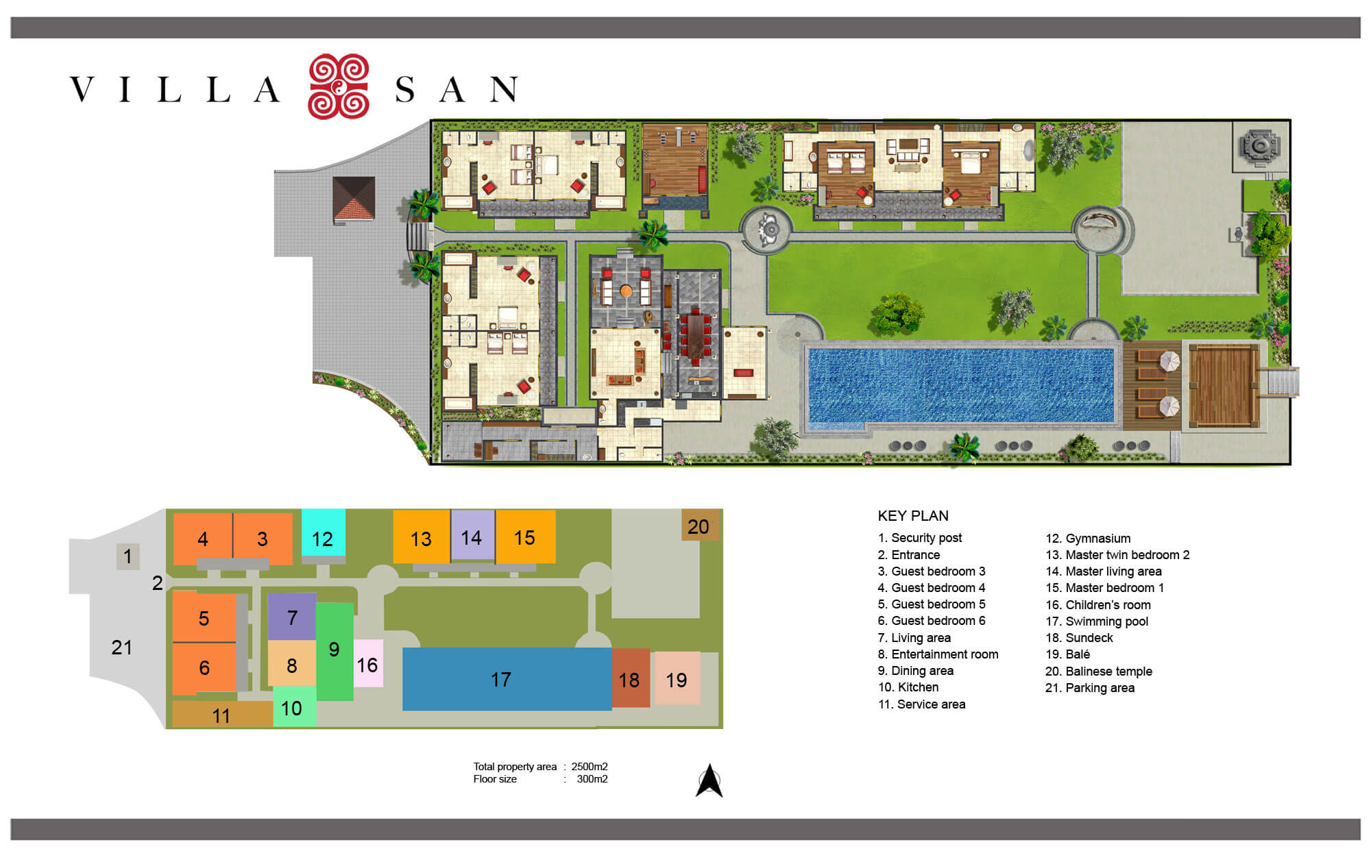 Villa San - Floorplan