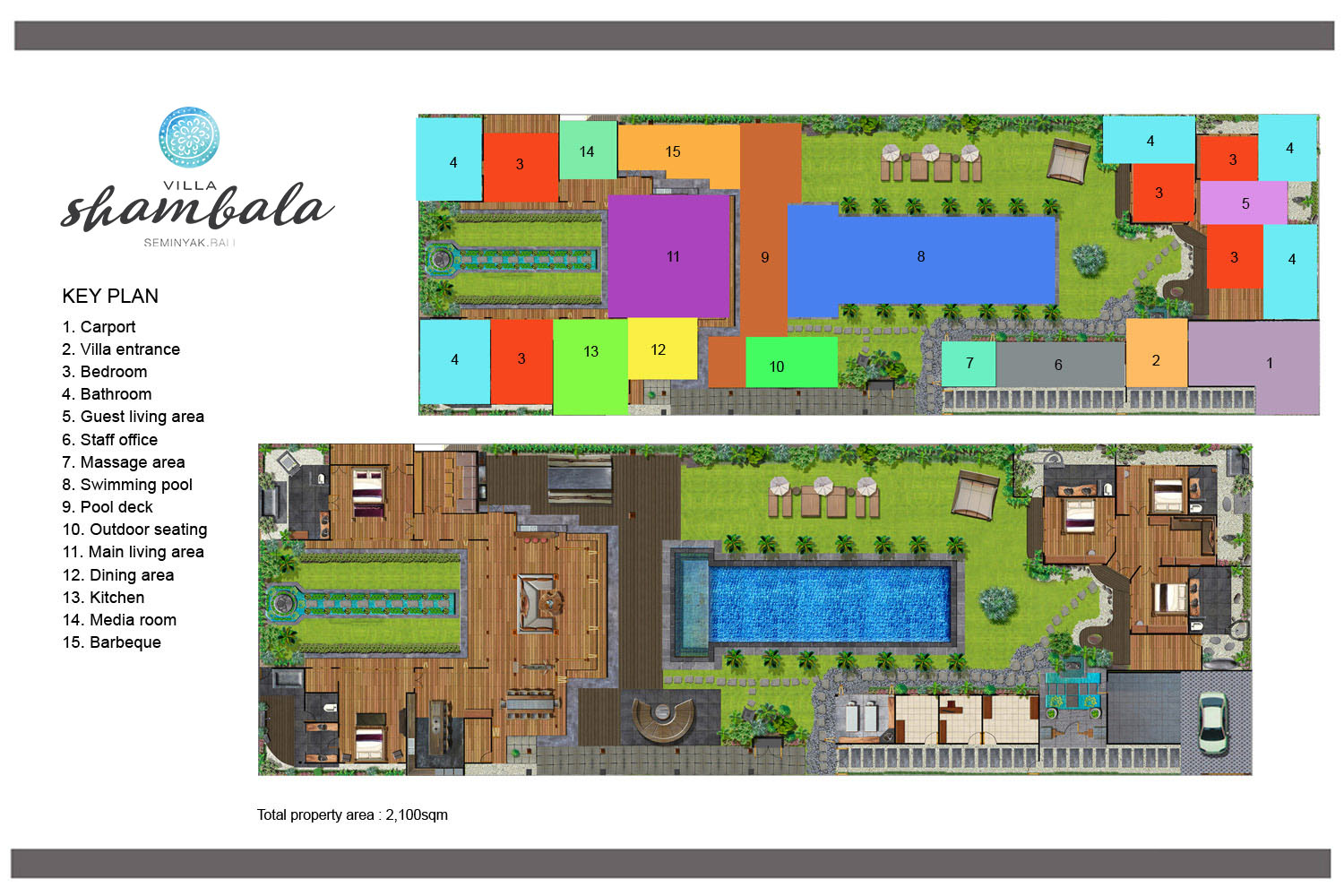 Villa Shambala - Floorplan