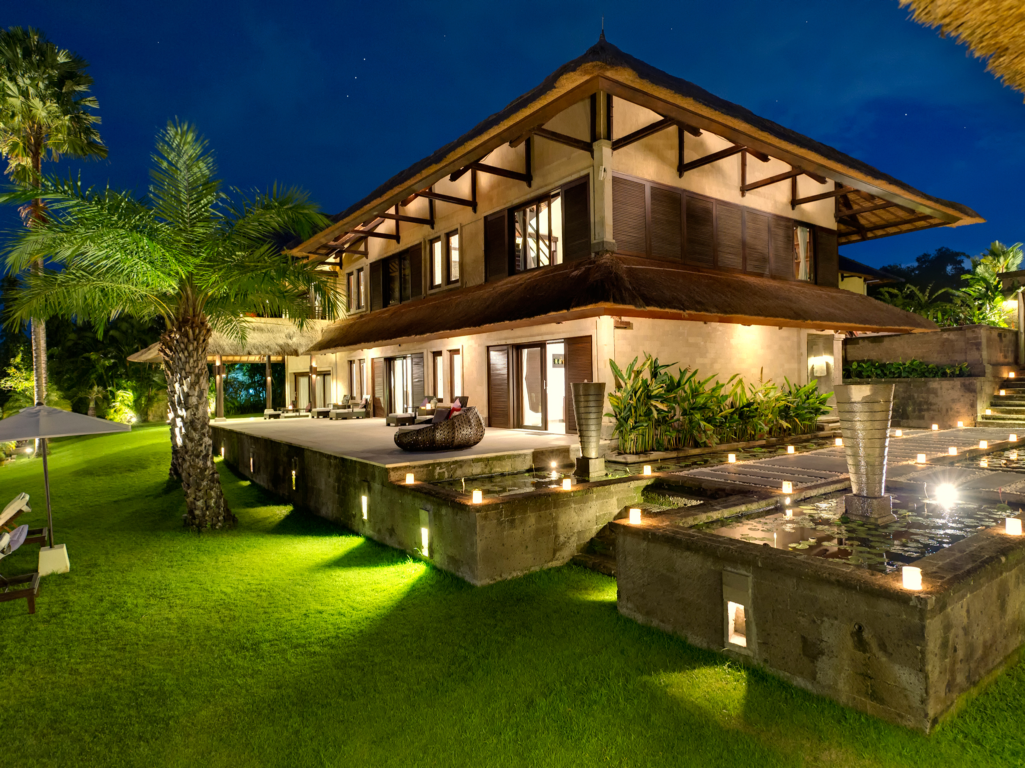 View Serene Rice Field Terrace Canggu 3 Bedrooms Villa Gif